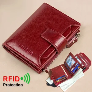 Fashion Women RFID Blocking  Purse